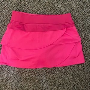 Pink bollé athletic skirt